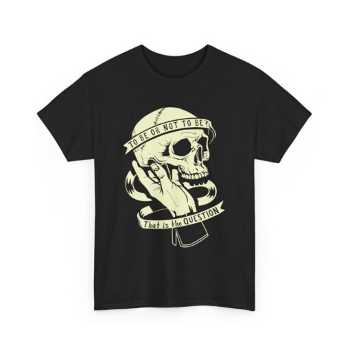 💀🎭 To Be or Not To Be Unisex T-Shirt – Classic Drama, Timeless Edge
