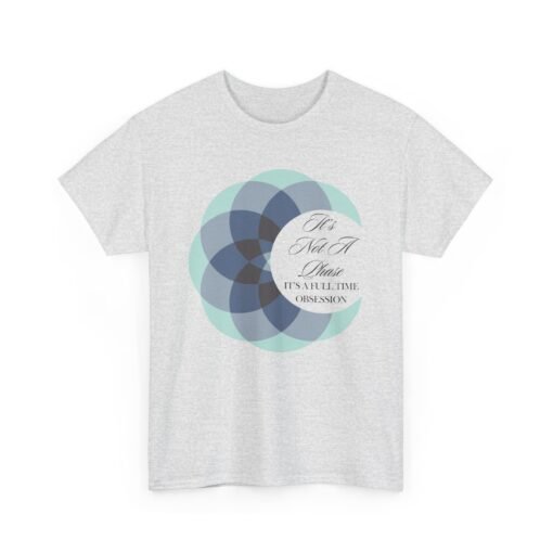 🌕🔷 It’s Not a Phase, It’s a Full-Time Obsession Unisex T-Shirt – Lunar Love in Polygon Style - Image 11
