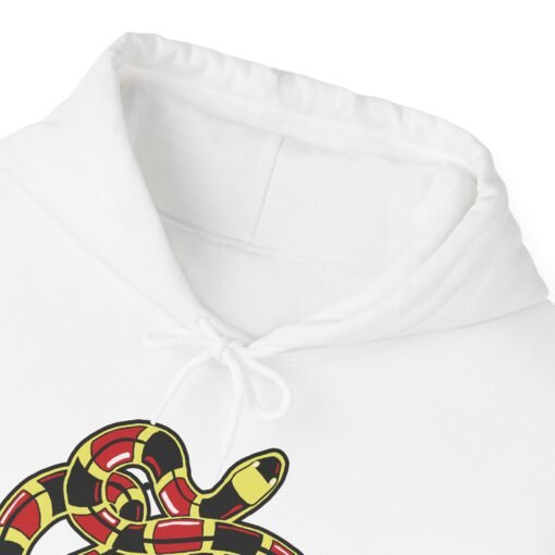 Curled Coral Snake Unisex Hoodie – Bold & Venomous Style - Image 5
