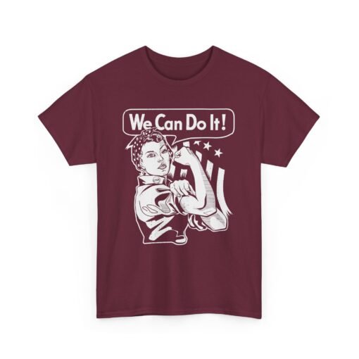 💪🌟 We Can Do It! Unisex T-Shirt – Classic Strength, Timeless Style - Image 11