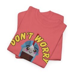 Alternative view of 🥤✨ Don’t Worry, Be-Frappe-y! Unisex T-Shirt – Sweet Style, Chilled Vibes