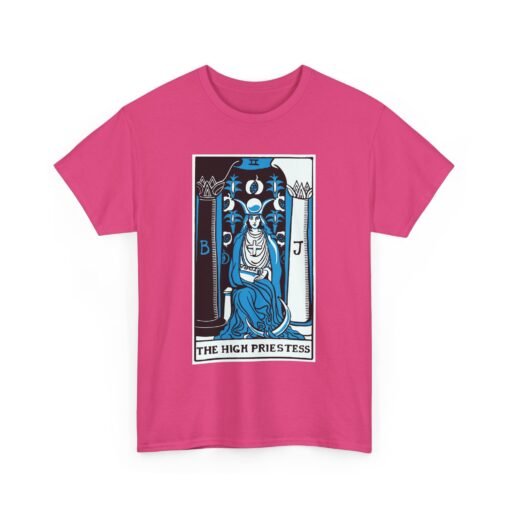 🌙🔮 The High Priestess Tarot Card Unisex T-Shirt – Channel Inner Wisdom - Image 20