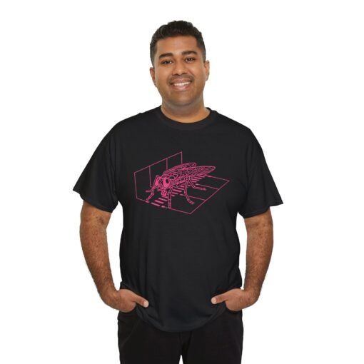 🧬🖥️ Brundlefly Scan Unisex T-Shirt – 80s Horror Meets Techno-Terror - Image 5