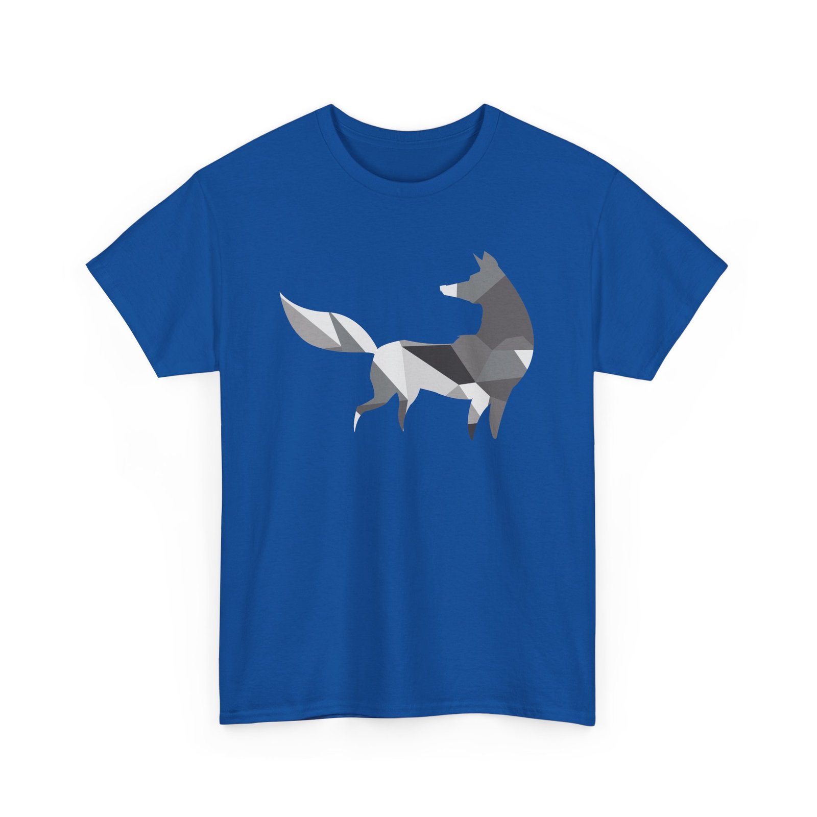 πΊπ· Polygon Grey Wolf Unisex T-Shirt β Wild Spirit, Modern Edge - Image 16