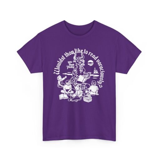 📚🐐 "Wouldst Thou Like to Read Voraciously with Book Philip?" Unisex T-Shirt - Image 20