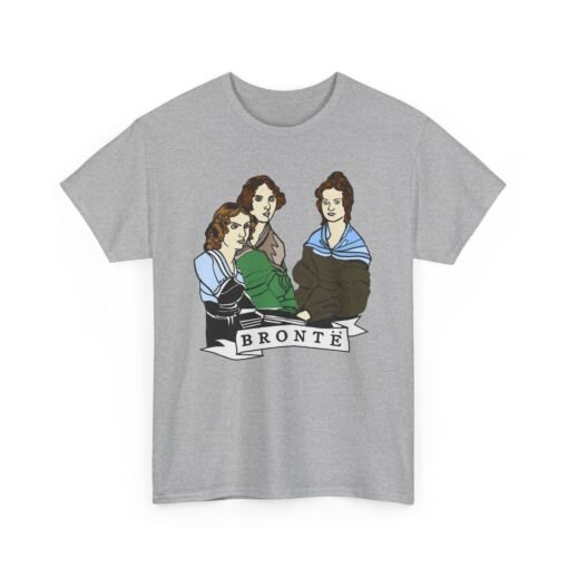 📚 Bronte Sisters Unisex T-Shirt – Gothic Queens of Classic Lit - Image 13