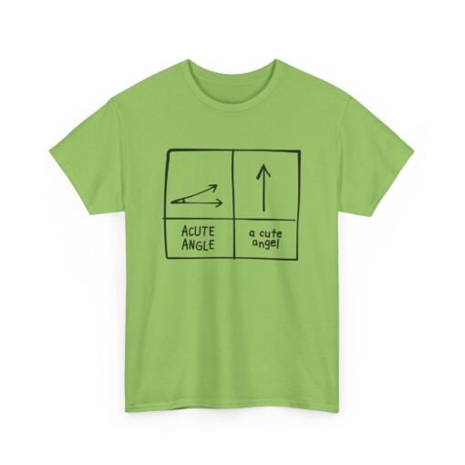 Acute Angle / A Cute Angel Unisex T-Shirt – Geeky Pun Perfection - Image 12