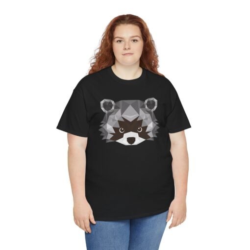 🦝🔷 Polygon Raccoon Face Unisex T-Shirt – Clever, Curious, and Cool - Image 5