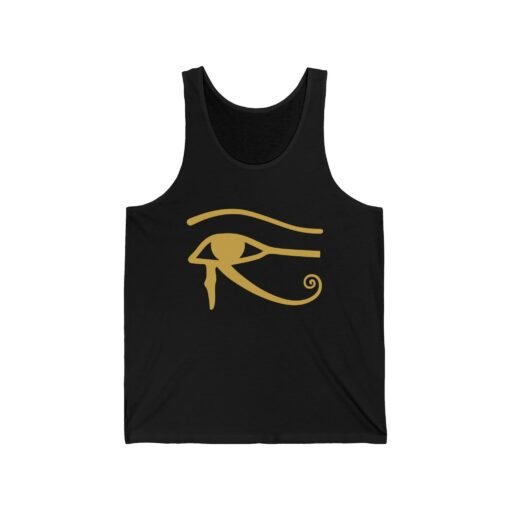 Eye of Horus Unisex Jersey Tank Top – Ancient Symbol, Modern Comfort - Image 4