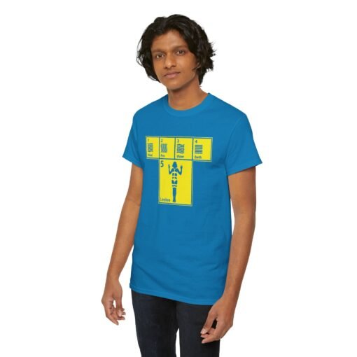 🌪️🌊🔥🌍✨ Elemental Chart Unisex T-Shirt – Wind, Water, Fire, Earth... and Leeloo - Image 6