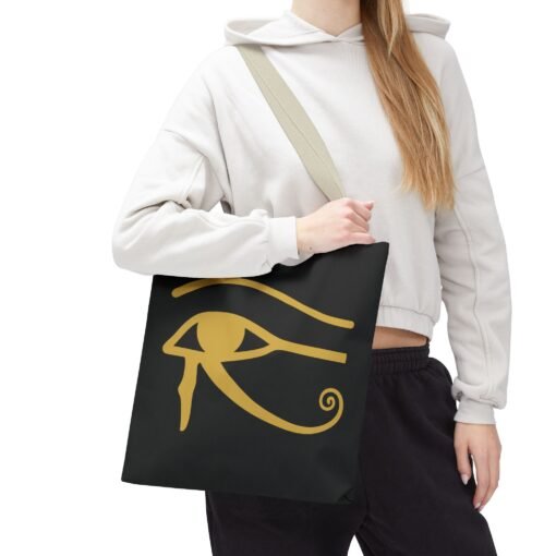 Eye of Horus Tote Bag – Ancient Symbol, Everyday Style - Image 11