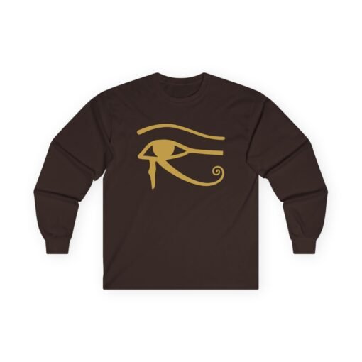 Eye of Horus Unisex Long Sleeve T-Shirt – Ancient Protection, Modern Style - Image 10