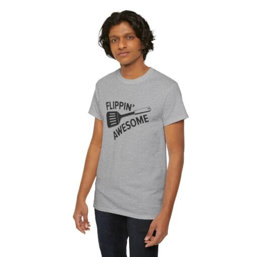 🍳👕 Flippin’ Awesome Unisex T-Shirt – Serve Looks & Laughs - Image 6