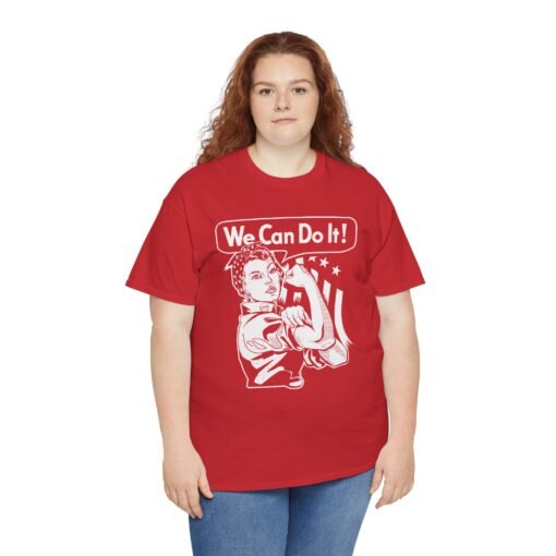 💪🌟 We Can Do It! Unisex T-Shirt – Classic Strength, Timeless Style - Image 3