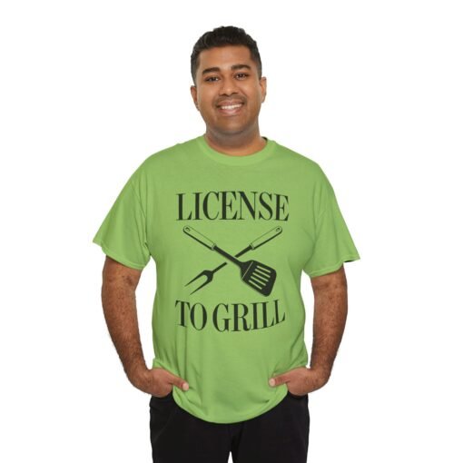 License To Grill – Unisex T-Shirt - Image 6