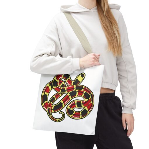 Curled Coral Snake Tote Bag – Wild Style On the Go - Image 11