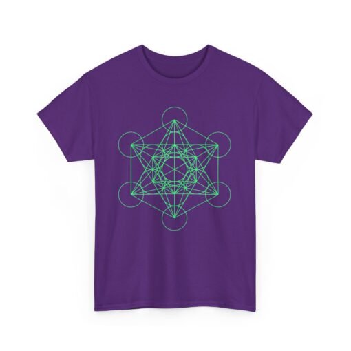 Metatron's Cube Diagram | Unisex | Heavy Cotton | T-Shirt | Math | Geometry - Image 20