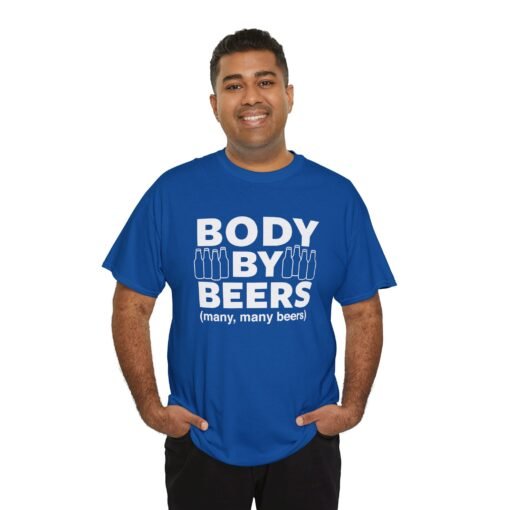 🍻💪 Body By Beers Unisex T-Shirt – Fueled by Foam & Fun - Image 6