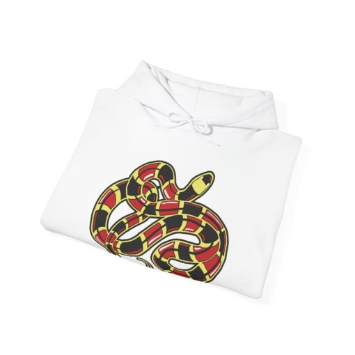 Curled Coral Snake Unisex Hoodie – Bold & Venomous Style - Image 10