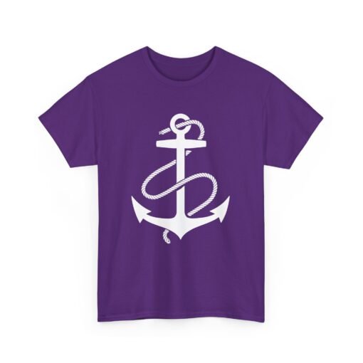 Anchored in Style – Unisex Nautical Anchor Tee - Image 19