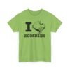 🧠❤️🔥 I Love Zombies Unisex T-Shirt – Brains Are the Way to the Heart