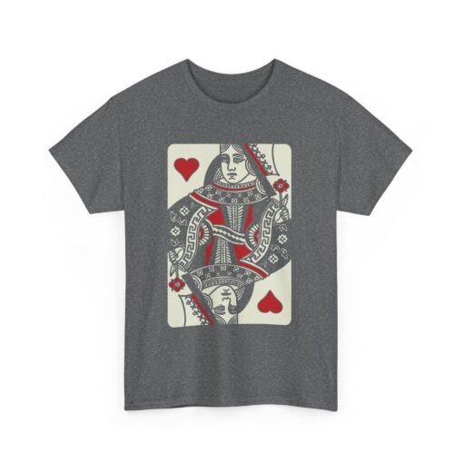 "Queen of Hearts" Unisex T-Shirt – Classic Playing Card Style - Image 17