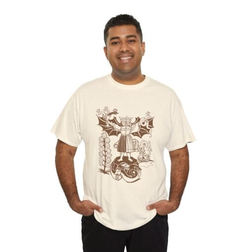 ⚗️📜 Medieval Alchemy Unisex T-Shirt – Ancient Wisdom, Timeless Style - Image 5