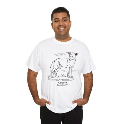 🌵🐺 COYOTE (Canis latrans) Unisex T-Shirt – Wild, Wily, and Worn with Pride - Image 4