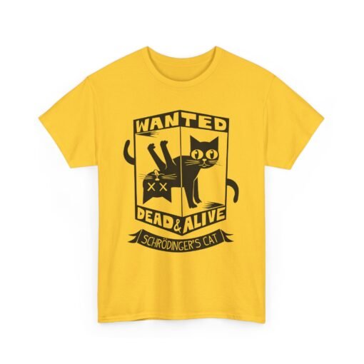 📦🐱 Schrödinger’s Cat Unisex T-Shirt – Wanted: Dead and Alive - Image 16