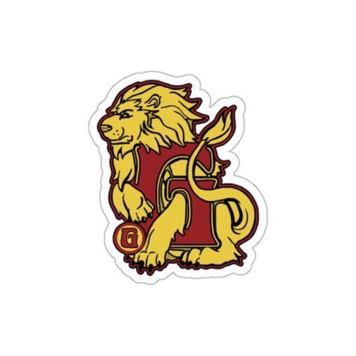 🦁 House of Lion Outdoor Sticker – Stick Your Courage Anywhere - Image 4