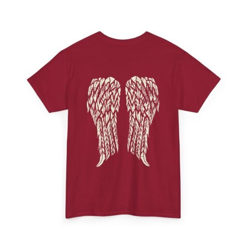 🖤👼 Gothic Angel Wings Unisex T-Shirt – Dark Grace from Behind - Image 17