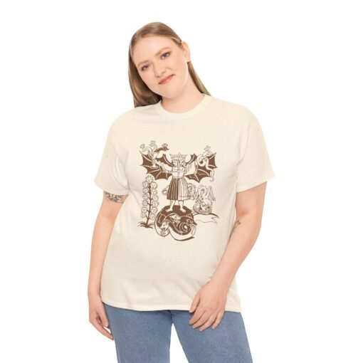 ⚗️📜 Medieval Alchemy Unisex T-Shirt – Ancient Wisdom, Timeless Style - Image 3