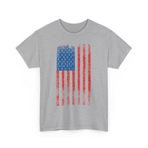 🇺🇸🖤 Distressed American Flag Unisex T-Shirt – Worn, Weathered, Proud - Image 13