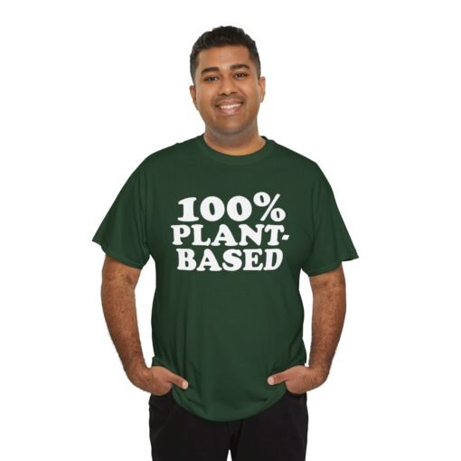 🌿💪 100% Plant Based Unisex T-Shirt – Powered by Plants, Styled for Everyone - Image 6