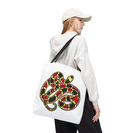 Curled Coral Snake Tote Bag – Wild Style On the Go - Image 2
