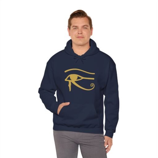 Eye of Horus Unisex Hoodie – Ancient Protection Meets Modern Style - Image 9