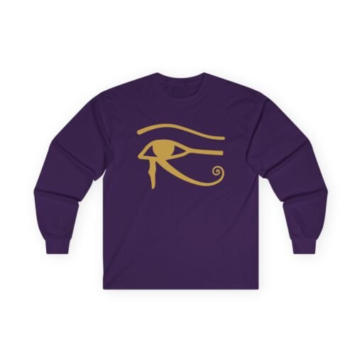 Eye of Horus Unisex Long Sleeve T-Shirt – Ancient Protection, Modern Style - Image 11