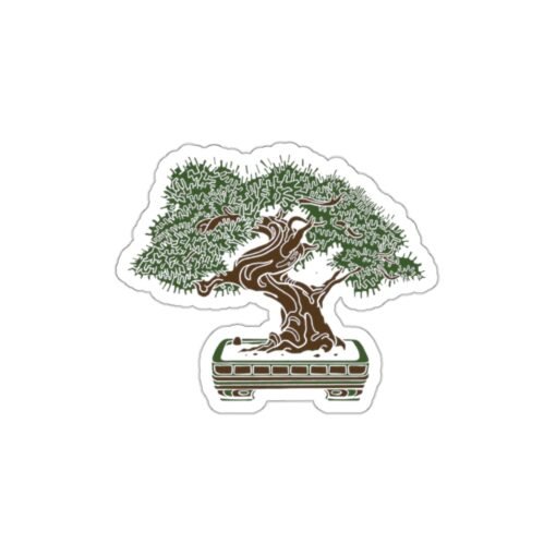 Bonsai Tree Outdoor Sticker – Nature in Miniature - Image 4