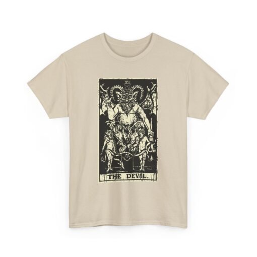 😈🃏 The Devil Tarot Card Unisex T-Shirt – Embrace the Shadows in Style - Image 12