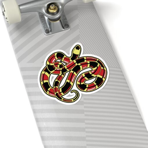 Curled Coral Snake Indoor Sticker – Striking & Stylish - Image 2