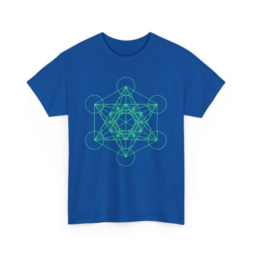 Metatron's Cube Diagram | Unisex | Heavy Cotton | T-Shirt | Math | Geometry - Image 18