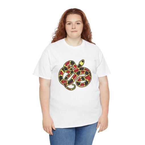 🐍🔥 Curled Coral Snake Unisex T-Shirt – Dangerously Stylish, Naturally Bold - Image 9
