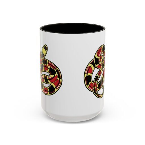 Curled Coral Snake Color Accent Mug – Bold & Wild - Image 13