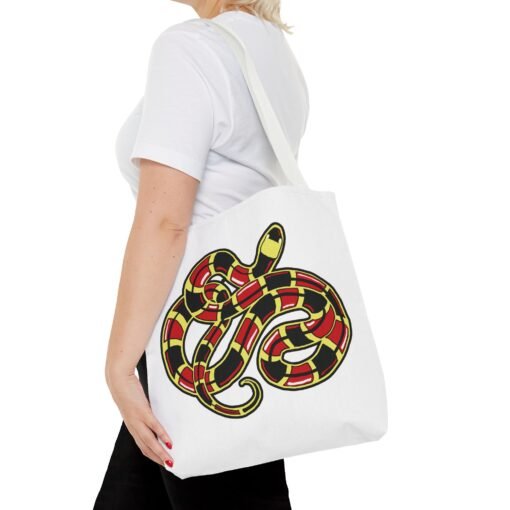 Curled Coral Snake Tote Bag – Wild Style On the Go - Image 8