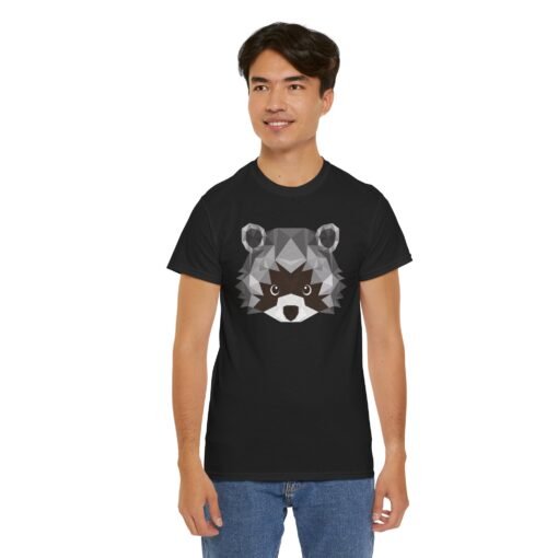 🦝🔷 Polygon Raccoon Face Unisex T-Shirt – Clever, Curious, and Cool - Image 8