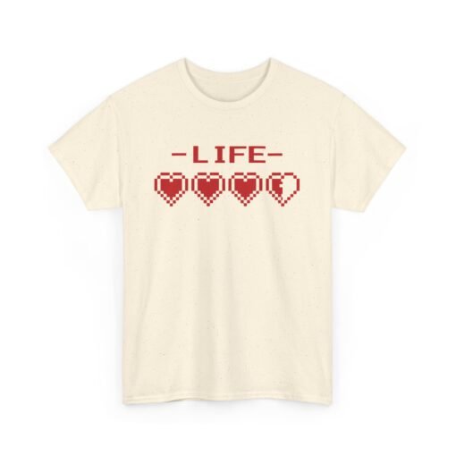 ❤️🕹 LIFE Unisex T-Shirt – 8-Bit Health, Full Power Style - Image 15