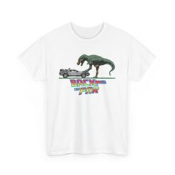🦖🚗 Back Too Far Unisex T-Shirt – Oops, Wrong Era