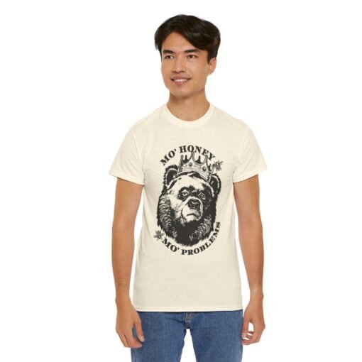 🐻👑 Mo' Honey Mo' Problems Unisex T-Shirt – Royal Bear Energy - Image 8
