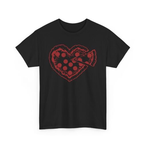 "Love at First Slice" Unisex T-Shirt – Heart Pizza Edition - Image 19