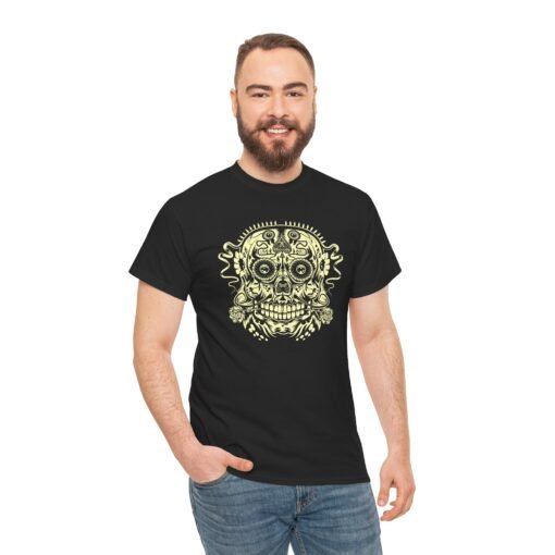 Ace of Spades Sugar Skull Unisex T-Shirt – Bold & Badass - Image 4